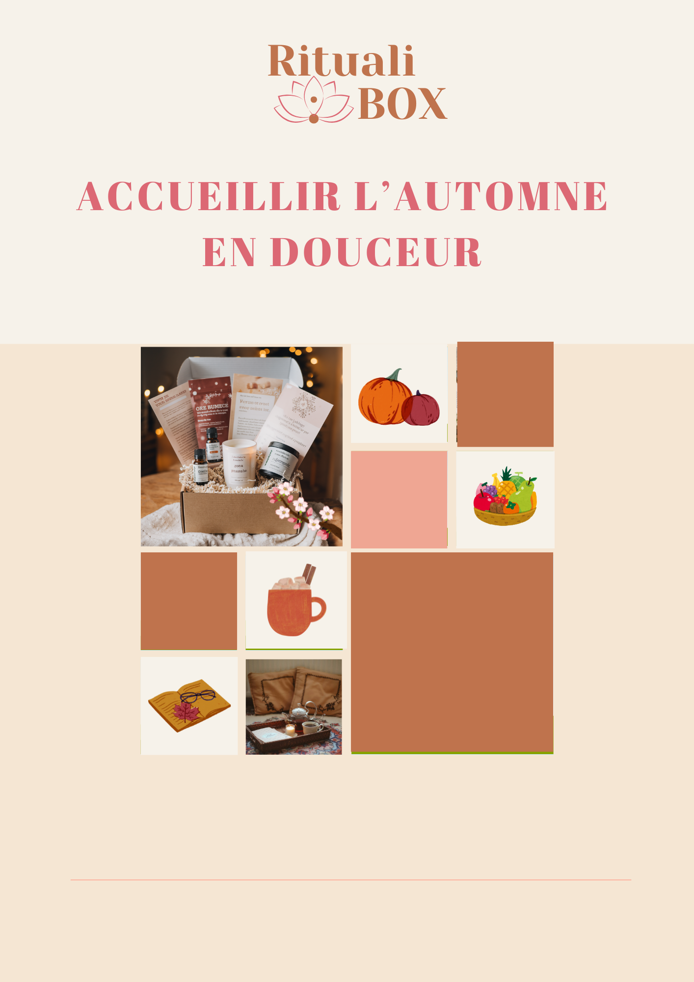 Livret Bien-Être d’Automne 🍂 – Rituels, recettes et conseils naturels